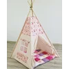 Cort teepee + saltea Pink Balerina