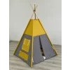 Cort teepee + saltea Yellow Dots