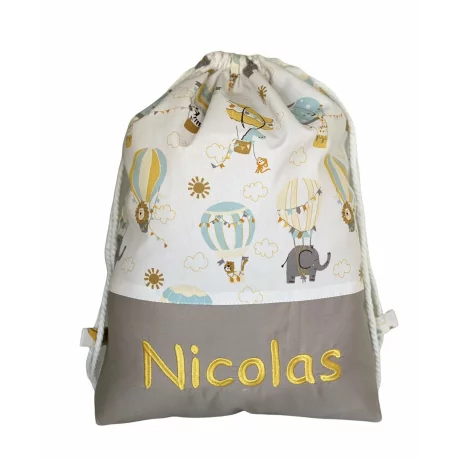 Rucsac textil Yellow Ballons