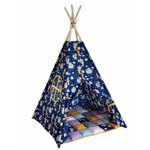 Cort teepee + saltea Blue Fox II