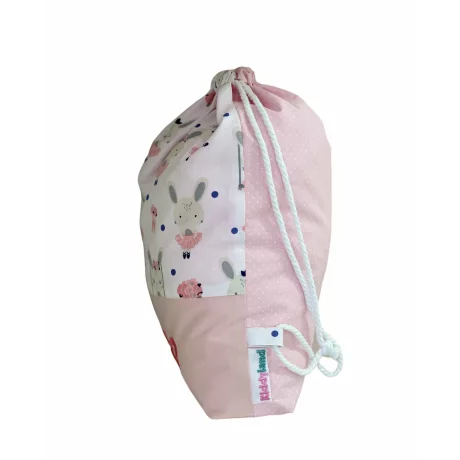 Rucsac textil Pink Bunny