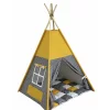 Cort teepee + saltea Yellow Dots