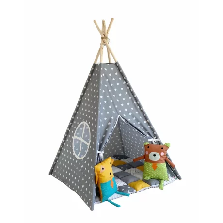 Cort teepee |+ saltea Grey Star