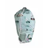 Rucsac textil Race Car Green