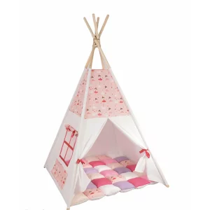 Cort teepee + saltea White Balerina