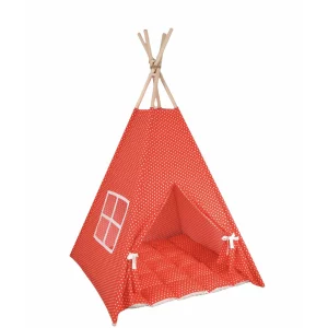 Cort teepee + saltea Red Star