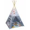 Cort teepee + saltea Baby Grey Elephant