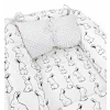 Babynest reversibil Bunny White