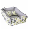 Babynest reversibil Grey Elephant