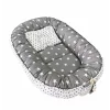 Babynest reversibil Grey Star