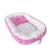 Babynest reversibil Pink Star