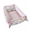 Babynest reversibil Pink Unicorn