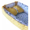 Babynest reversibil Yellow Star