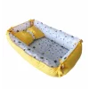 Babynest reversibil Yellow Star