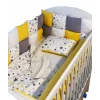 Set complet aparatori patchwork Yellow Star