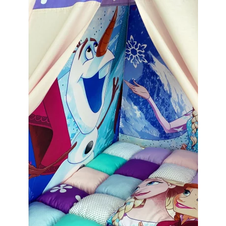 Cort teepee + saltea Frozen