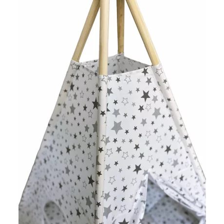 Cort teepee + saltea White Stars