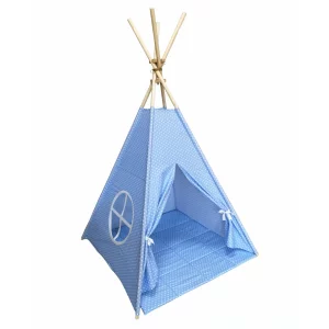 Cort teepee + saltea Blue Stars