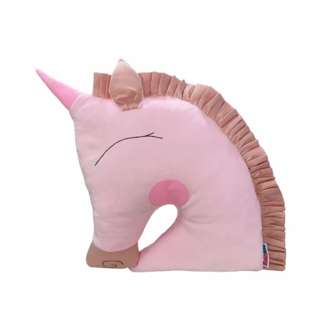 Perna pufoasa Unicorn roz