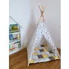 Cort teepee + saltea White Stars