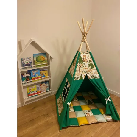 Cort teepee + saltea Forest Animals