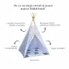 Cort teepee + saltea Blue Fox