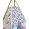 Cort de joaca teepee + saltea Unicorn