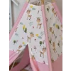 Cort de joaca teepee + saltea happy pink