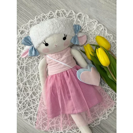 Jucărie textilă oița Poppy