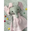 Jucărie textilă handmade elefant roz