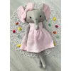 Jucărie textilă handmade elefant roz