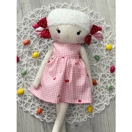 Jucărie textilă handmade oița veselă
