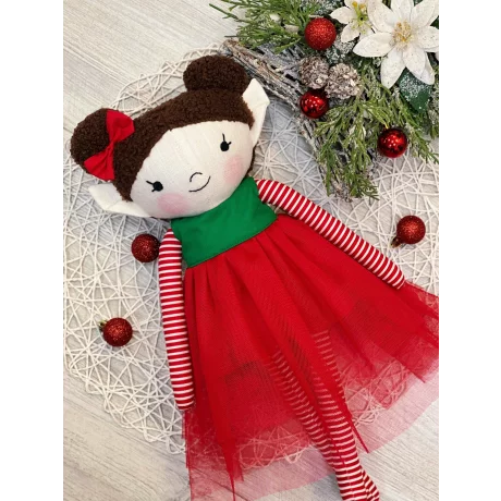 Păpușă textilă handmade Elf fetiță