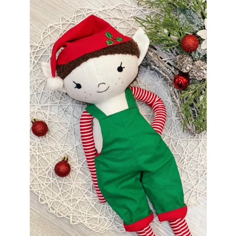Păpușă textilă handmade Elf