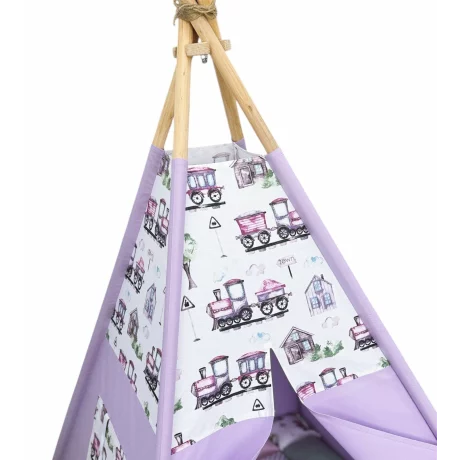 Cort de joaca teepee + saltea purple town