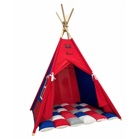 Cort de joaca teepee + saltea Spiderman