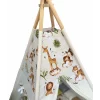 Cort de joaca teepee + saltea Safari Crem