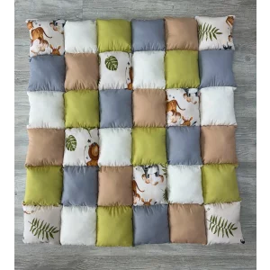 Saltea de joaca safari crem