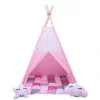 Cort teepee + saltea Bunny White Pink