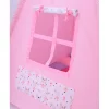 Cort teepee + saltea Bunny White Pink