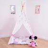 Cort teepee + saltea Minnie Mouse Pink