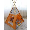 Cort teepee + saltea Orange Zoo