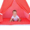 Cort teepee + saltea Red Star